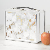 Elegantes Design aus Gold-klassischem Marmor Metall Brotdose (Beispiel)