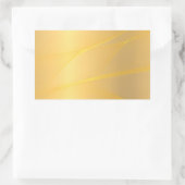 Elegantes Design Blank Template Glamour Imitate Go Rechteckiger Aufkleber (Tasche)