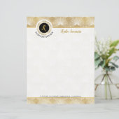 Elegantes Design Deko Briefbogen (Stehend Vorderseite)