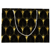 Elegantes Design Deluxe Class Cafè Lugano Große Geschenktüte (Rückseite)