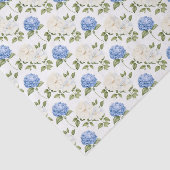 Elegantes Design der Blue Hydragea-Blume Seidenpapier (Ausschnitt)