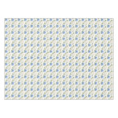 Elegantes Design der Blue Hydragea-Blume Tischdecke (Vorderseite (Horizontal))