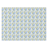 Elegantes Design der Blue Hydragea-Blume Tischdecke (Vorderseite (Horizontal))