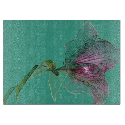 Elegantes Design der Blume Schneidebrett (Vorderseite)