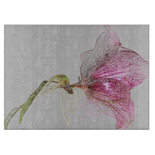 Elegantes Design der Blume Schneidebrett (Vorderseite)