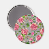 Elegantes Design der französischen Rose Garden Magnet (Vorderseite/Rückseite)