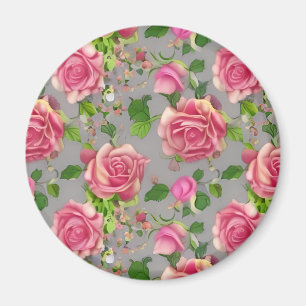 Elegantes Design der französischen Rose Garden Magnet