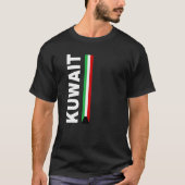 elegantes Design der kuwait-Flagge T-Shirt (Vorderseite)