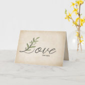 elegantes Design der Liebe mit Blätter Karte (Gelbe Blume)