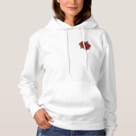 Elegantes Design der Rose Hoodie