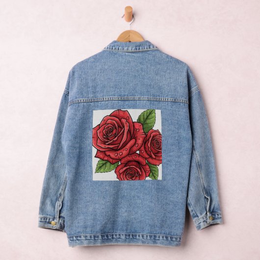 Elegantes Design der Rose Jeansjacke (Hangar)