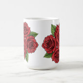 Elegantes Design der Rose Kaffeetasse (Mittel)