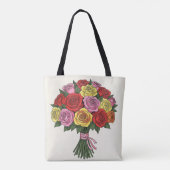 Elegantes Design der Rose Tasche (Rückseite)
