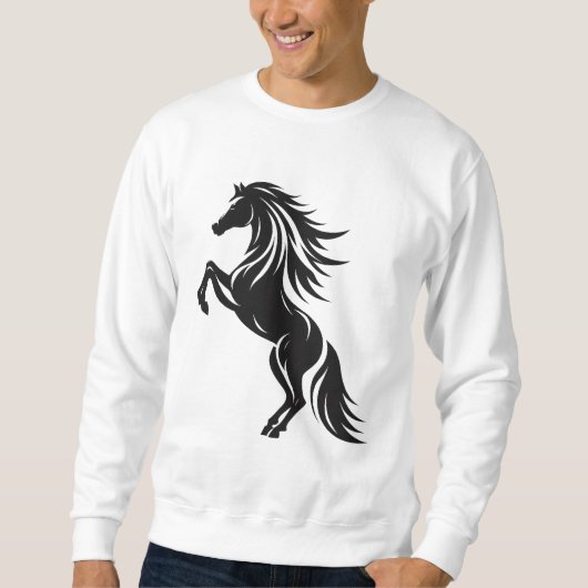 Elegantes Design der Silhouette Sweatshirt (Vorderseite)