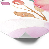 Elegantes Design der Sitzkronen Poster (Ecke)