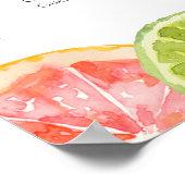 Elegantes Design der Sitzkronen Poster (Ecke)