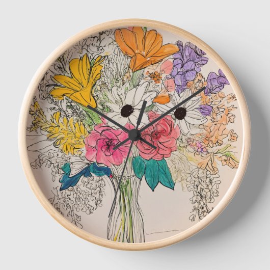 Elegantes Design der Uhr (Vorderseite)