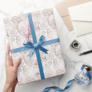 Elegantes Design des Meereslebens Geschenkpapier