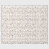 Elegantes Design des Meereslebens Geschenkpapier (Flach)