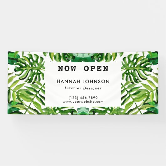 Elegantes Design-Designer-Business Banner (Horizontal)