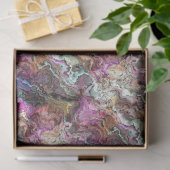 Elegantes Design für Abstrakte Oyster-Muschel Seidenpapier (Geschenk)