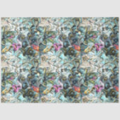 Elegantes Design für Abstrakte Oyster-Muschel Seidenpapier (Vorderseite)