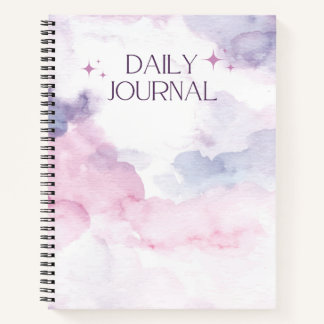 Elegantes Design für Lila und weiße Notebookabdeck Notizblock
