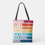 Elegantes Design für Mamas Tag Tasche (Rückseite)