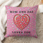 Elegantes Design für Minimalistische Liebe Kissen (Decke)