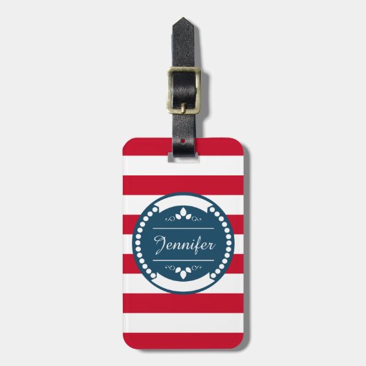 Elegantes Design Gepäckanhänger (Vorderseite vertikal)