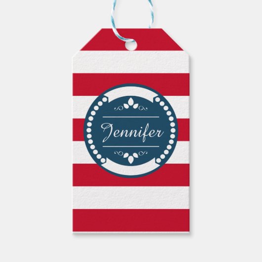Elegantes Design Geschenkanhänger (Vorderseite)