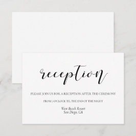Elegantes Design Hochzeitskarte Einladung