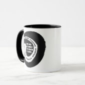 Elegantes Design Mein Vater ist dabei, einen Joke  Tasse (Vorderseite Links)