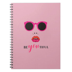 Elegantes Design mit rosa Ton und Grazie Notizblock