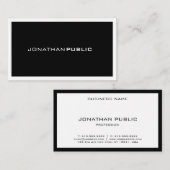 Elegantes Design Modernes, Berufliches Schlichtes Visitenkarte (Vorne/Hinten)