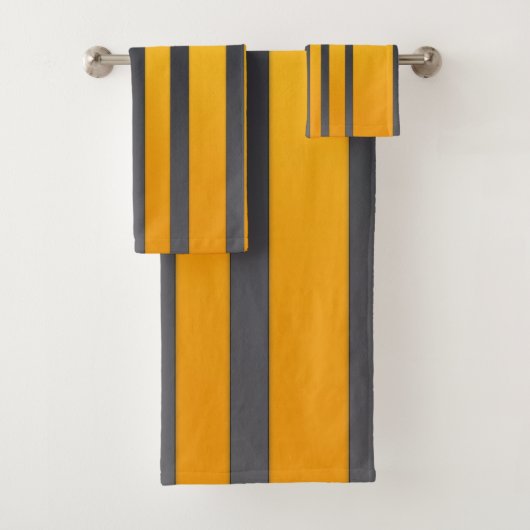 Elegantes Design, modernes Muster, senkrechte Stre Badhandtuch Set (Insitu)