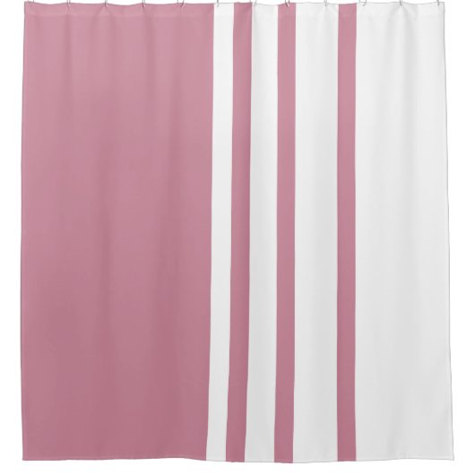 Elegantes Design, modernes Muster, senkrechte Stre Duschvorhang (Vorderseite)