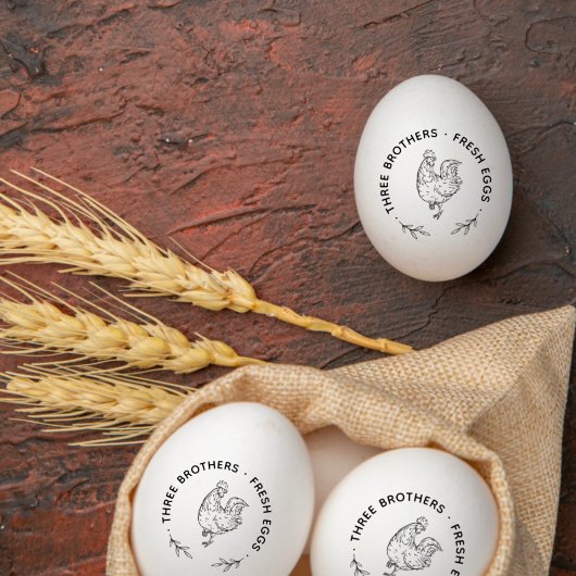 Elegantes Design | Rustikaler individueller Bauern Gummistempel