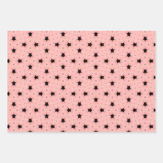 Elegantes Design-Set in Blush Tones Geschenkpapier Set (Vorderseite 2)
