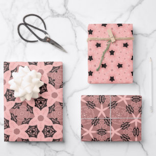 Elegantes Design-Set in Blush Tones Geschenkpapier Set
