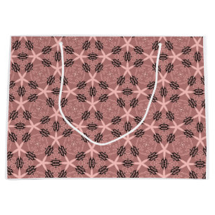 Elegantes Design-Set in Blush Tones Große Geschenktüte