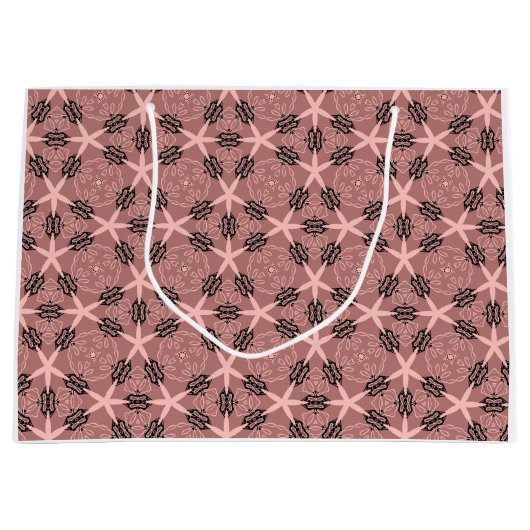 Elegantes Design-Set in Blush Tones Große Geschenktüte (Vorderseite)