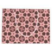 Elegantes Design-Set in Blush Tones Große Geschenktüte (Rückseite)