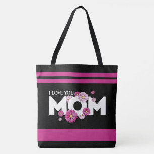 Elegantes Design Text Beste Mama je für Mütter Tag Tasche