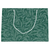 Elegantes Design Vintager Blätter Große Geschenktüte (Vorderseite)