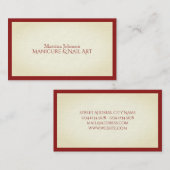 Elegantes Design Visitenkarte (Vorne/Hinten)