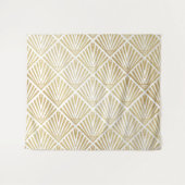 Elegantes Design von Deko-Palmen aus goldener Diam Wandteppich (Vorderseite (Horizontal))