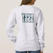 Elegantes Design von Vorderhoodie und Rücken-Logo Sweatshirt (Rückseite)