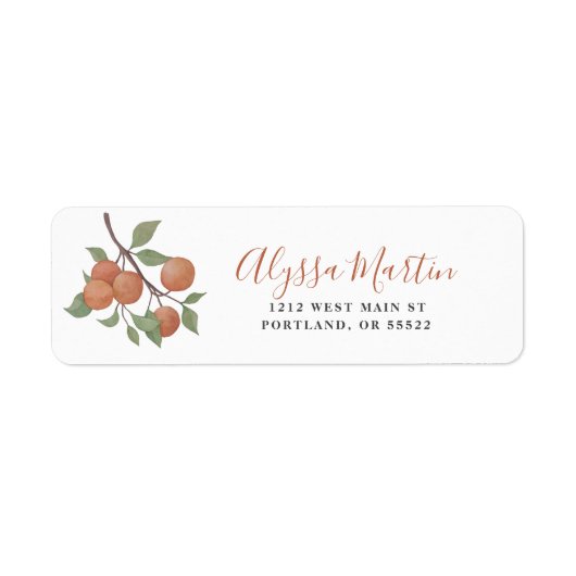 Elegantes Design von Zitrusfrüchten/Orangen (Vorne)