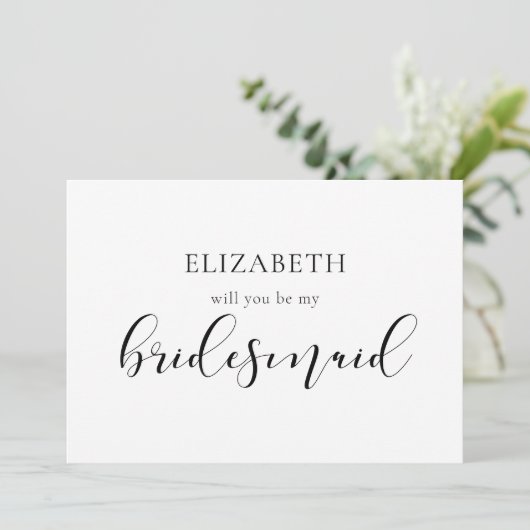 Elegantes Design wird meine überhängende Karte sei (Stehend Vorderseite)